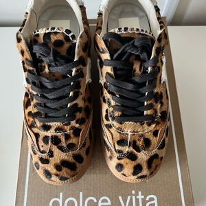 Dolce Vita Leopard Sneakers